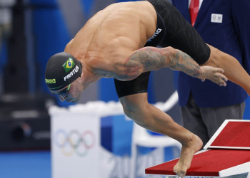 Bruno Fratus avança à final da natação nos 50m livres nos Jogos em Tóquio